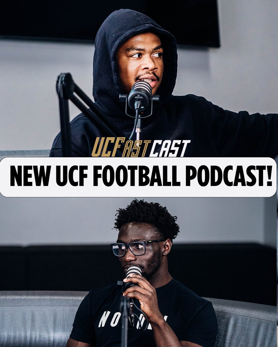 Introducing the UCFast Cast ⚔️

RBs <a href="/datboymyles_/">Myles montgomery</a> and <a href="/Jusynixon/">Jaden</a> host the new team podcast leading up to the 2025 season. 

youtu.be/Y59i-1FT5tw