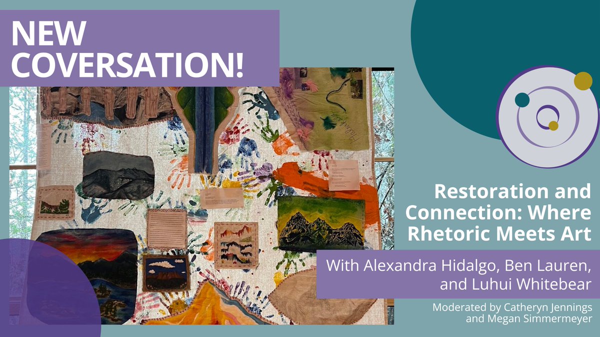 📣We have a great new conversation to share with you all! Moderated by Catheryn Jennings and Megan Simmermeyer, <a href="/The_AlexHidalgo/">Alexandra Hidalgo</a>, Ben Lauren, and Luhui Whitebear discuss the intersections of #rhetoric and #art!

🔗Visit the link in our bio to read more!

#TeamRhetoric