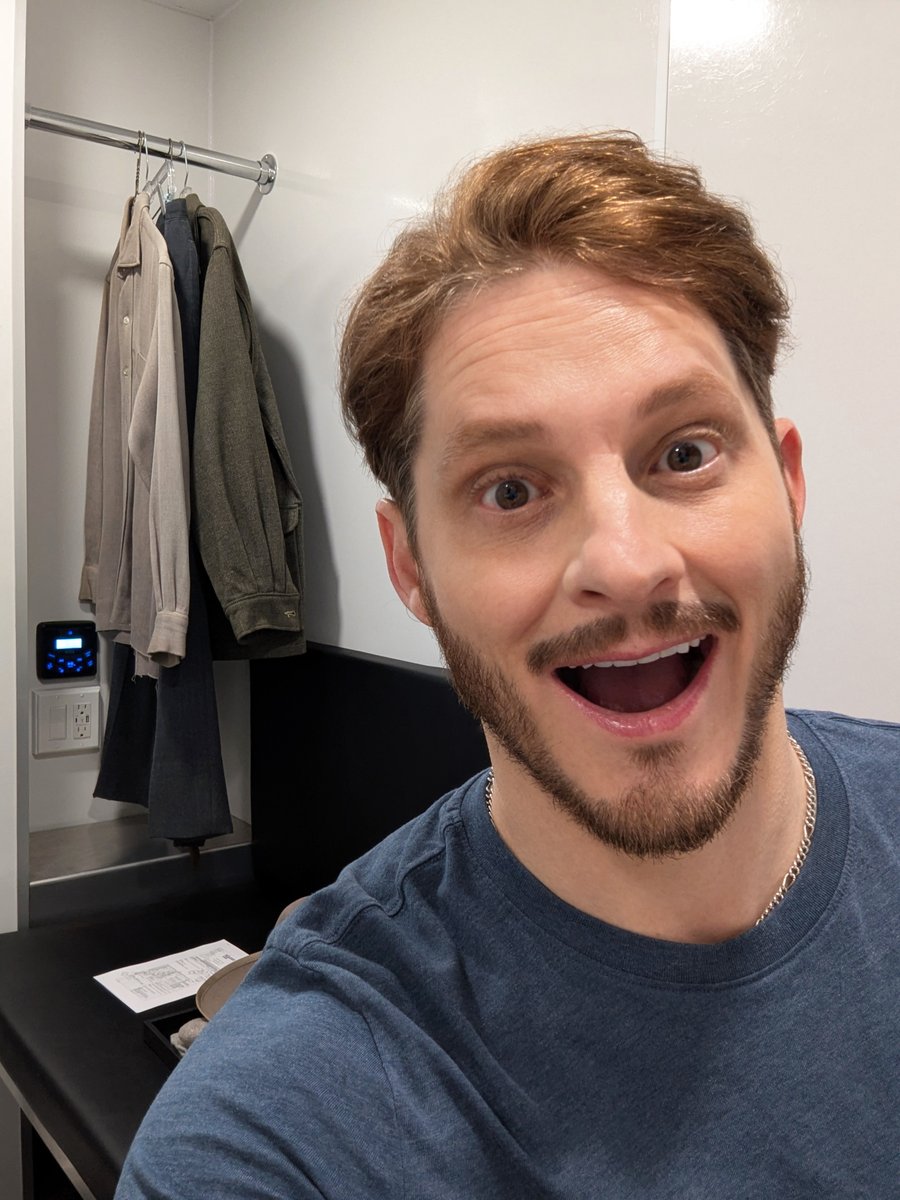 A couple of obligatory trailer selfies from my recent shoot to prove that I'm still alive and working. I cropped out the sign with the project info so I don't get into trouble with production. I'll try to remember to post more when the show begins airing, but I make no promises.