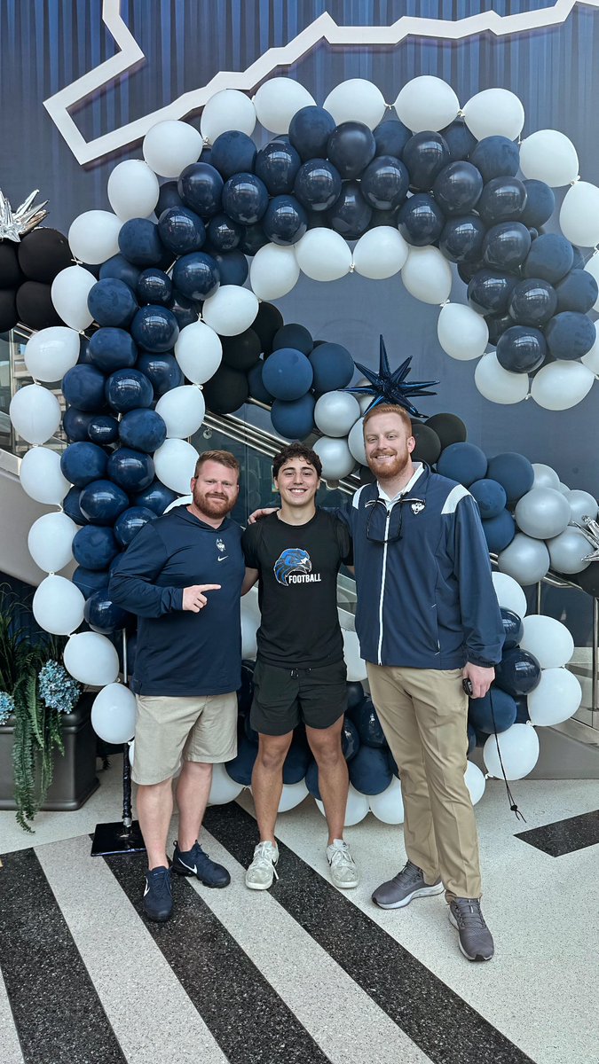 MikoMarano2026's tweet photo. Had a great session and visit  @UConnFootball yesterday. Really appreciate the 1on1 practice with @CoachDShearer and @MatthewLeifheit and the tour of all the facilities. Looking forward to what’s next and excited to get back on campus soon.

@DanOrnerKicking 
@CoachKevinAvery 
@coachmeeds444