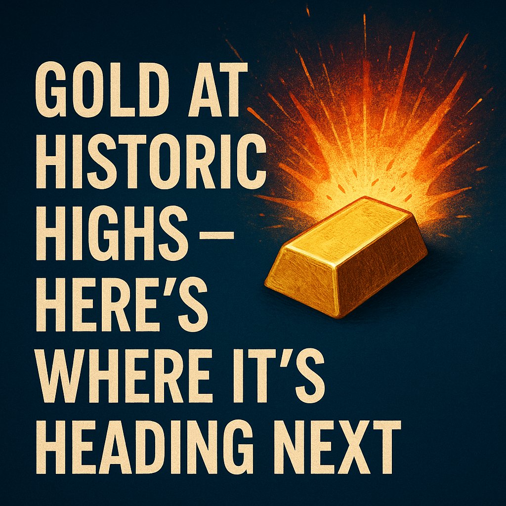 Gold is still pushing aggressively higher. Last trading at $3,411, Goldman Sachs also believes gold could rally to $3,700 by the end of 2025, and to $4,000 by the middle of 2026. Even UBS analysts say gold could rally to $3,500 by December. That’s all great news for companies