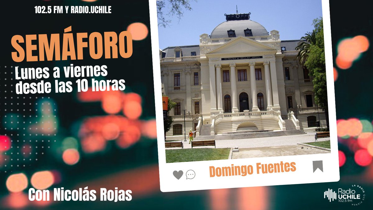 AHORA en #Semáforo: el Coordinador De Comunicaciones del <a href="/Museo_MAC/">Museo de Arte Contemporáneo</a>, Domingo  Fuentes, aborda las novedades y actividades del museo por estos días.

📻102.5 FM
💻radio.uchile.cl