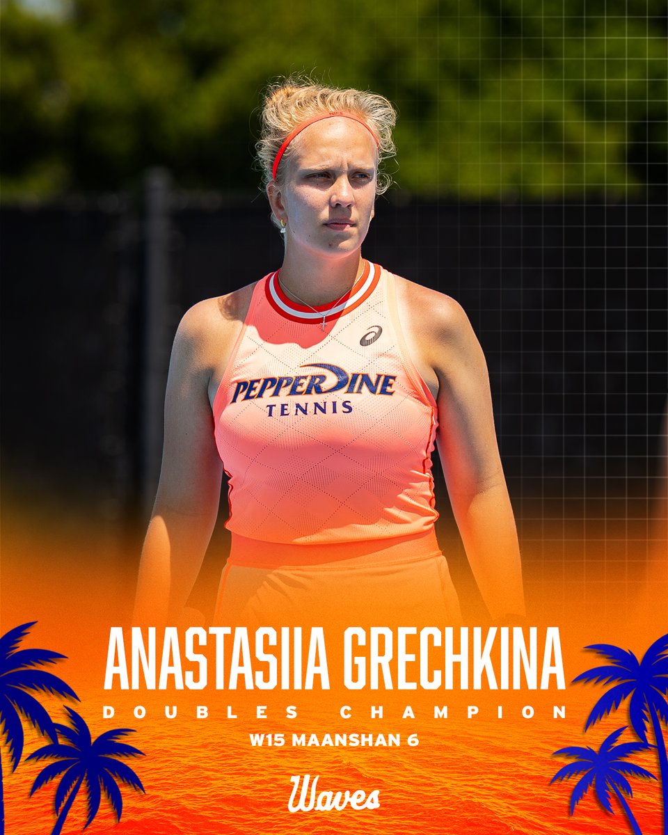 First pro doubles title of the summer ✅

Congratulations to Anastasiia Grechkina for winning her first W15 title in China!