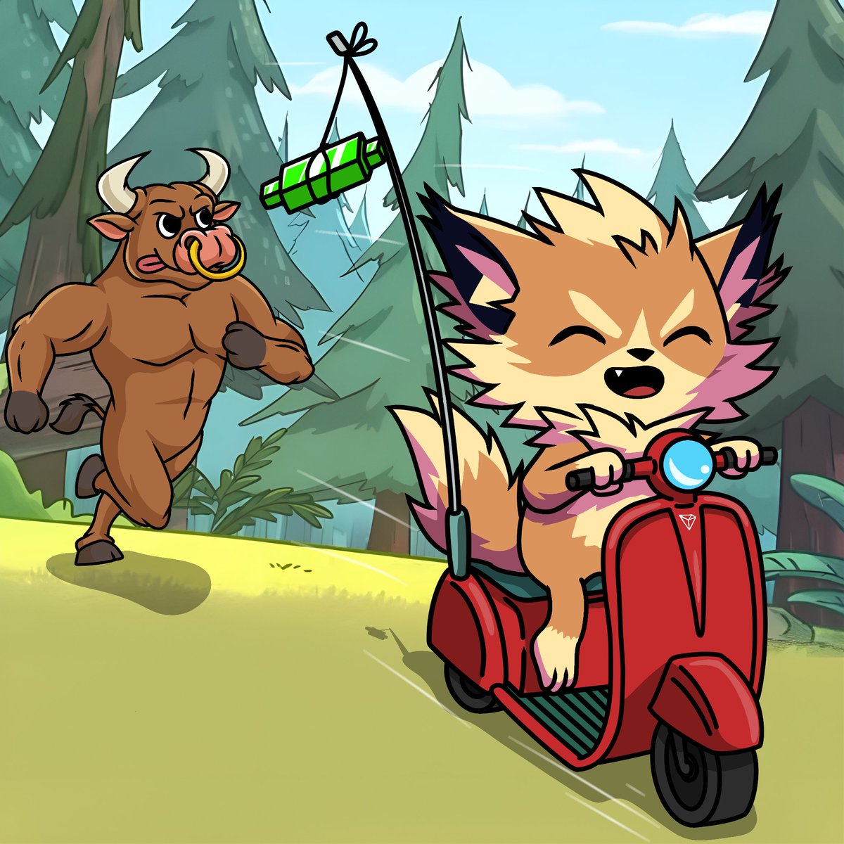 TwiskersToken's tweet photo. The bulls are coming this summer... Don't fade the fiercest cat on Tron! Twiskers! $TWX https://t.co/BxJpDGrbfN
