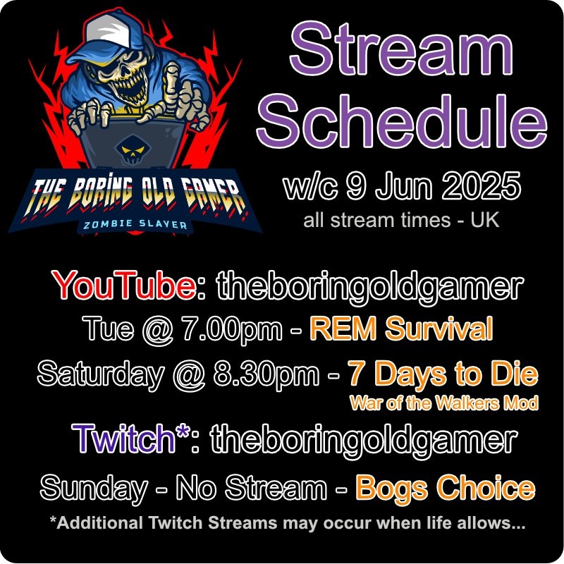 There's a slight change this week as there will be no stream on Sunday... It's Father's Day in the UK and I am doing other things. However, if you are free on Tuesday or Saturday I will love hearing from you. Have a great week  😎