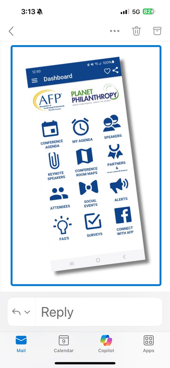 Make sure you download the Planet Philanthropy conference app to stay up to date on event hAPPenings. 
😍🤩😎📲📱🤳🏽 🙌🏻
#afp25pp