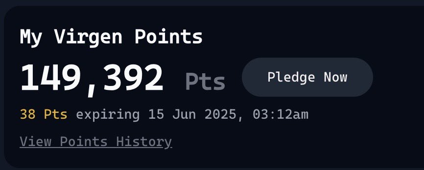 Saving up points for the $iris launch on <a href="/virtuals_io/">Virtuals Protocol</a> ❤️ easiest way for me was with $vader <a href="/Vader_AI_/">Vader</a> <a href="/VaderResearch/">VaderResearch 🦾</a> 🔥🔥🔥