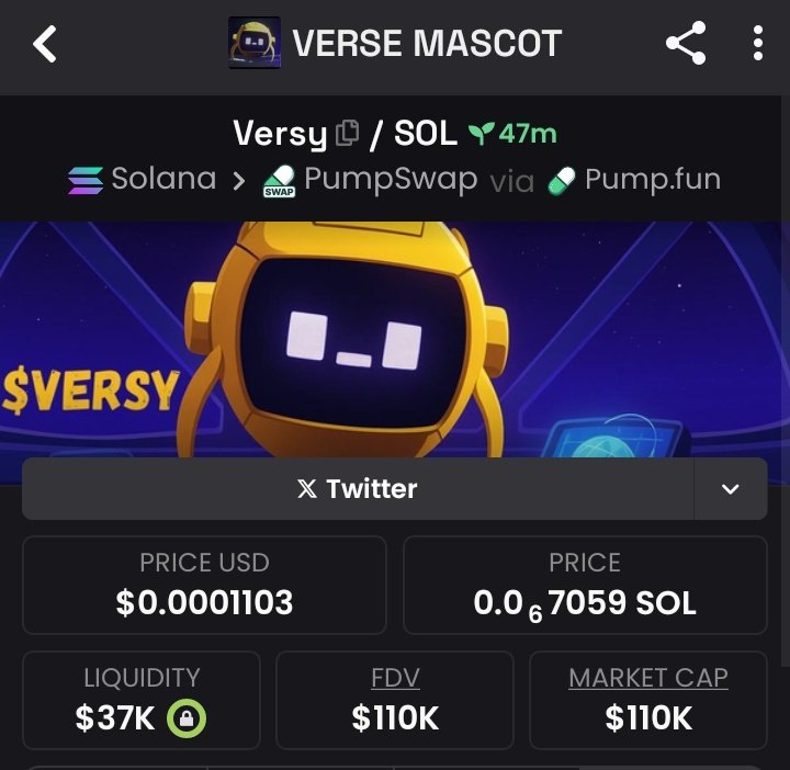 chain__edge's tweet photo. My team and I invested into $versy at $110k Mcap 📊
Ca;A3qEKsRTrF6BnbNSRBZWorN9DMqdmqqJxrymyTFjpump
#versy https://t.co/OJhFk6hCff