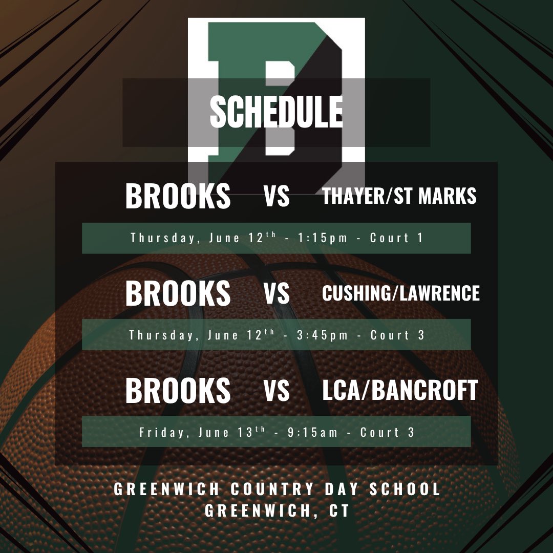 College coaches — make sure Brooks School is on your list at the NEPSAC Showcase this Thursday &amp; Friday.

📍Greenwich Country Day School
🎓 Tough, skilled, and college-ready.

#NEPSACShowcase #BrooksGirlsBasketball 
<a href="/NEPSGBCA/">NEPSGBCA</a> <a href="/ISLSPORTS/">The ISL</a> <a href="/AthleticsBrooks/">Brooks Athletics</a> <a href="/BashHoopsNE/">Bash Hudson</a>