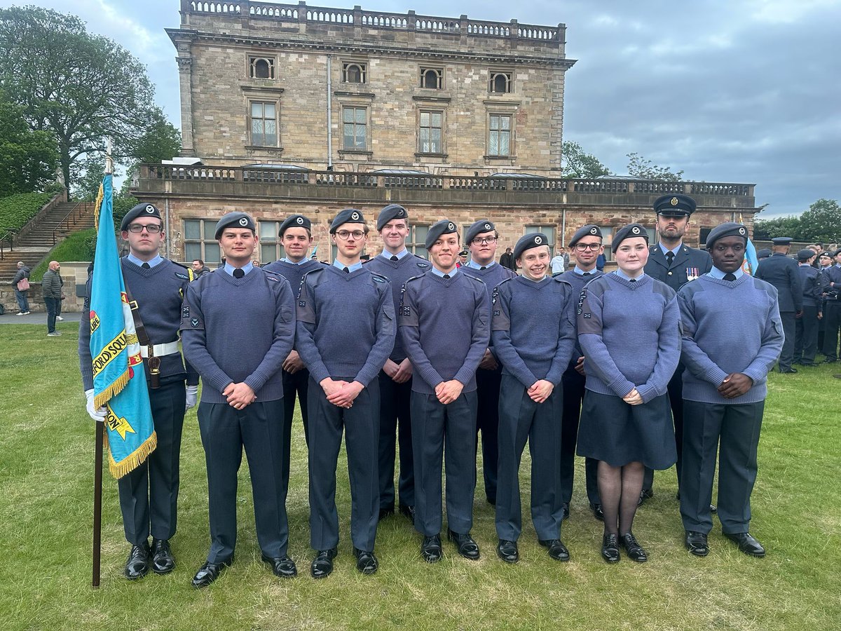Last month, 11 cadets participated in a parade at Nottingham castle to commemorate the anniversary of the death of Captain Albert Ball VC, a British fighter pilot in WW1 and the country's leading flying ace at the time.

#lookingfine209