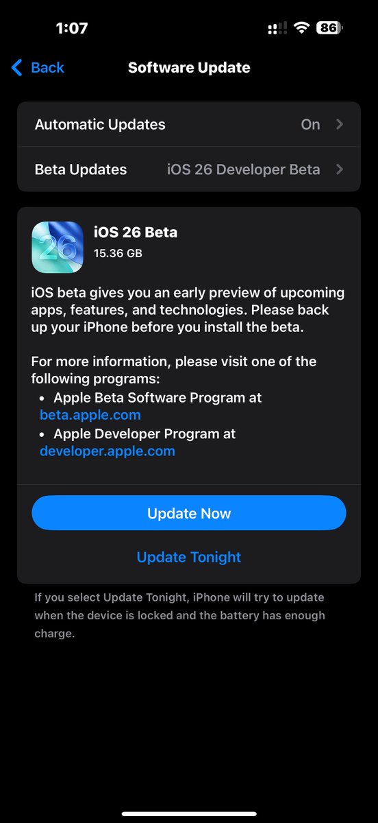 PhotonFiasco's tweet image. #ios26beta is out!