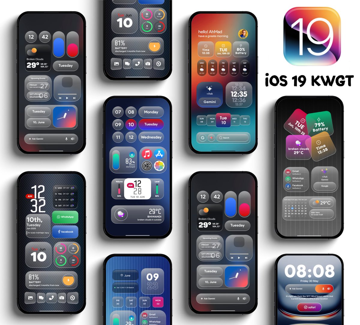 AhMad 𝕏 Ansari (@ahmadansari2233) on Twitter photo 💥🎉 Hello Guy's Here I present New #Updates of 💥🎉
#iOS19kwgt #iOS26 #WWDC25
bit.ly/ios19kwgt
🎁 5 Codes Giveaway 🎁
Follow Me <a href="/Ahmadansari2233/">AhMad 𝕏 Ansari</a>
Like ❤️ Repost 🔄 With tags 5 friends Results in 48hrs,
Today's Update With 15 Beautiful iOS 26 inspired Liquid Glass 💥🎉 Hello Guy's Here I present New #Updates of 💥🎉
#iOS19kwgt #iOS26 #WWDC25
bit.ly/ios19kwgt
🎁 5 Codes Giveaway 🎁
Follow Me <a href="/Ahmadansari2233/">AhMad 𝕏 Ansari</a>
Like ❤️ Repost 🔄 With tags 5 friends Results in 48hrs,
Today's Update With 15 Beautiful iOS 26 inspired Liquid Glass