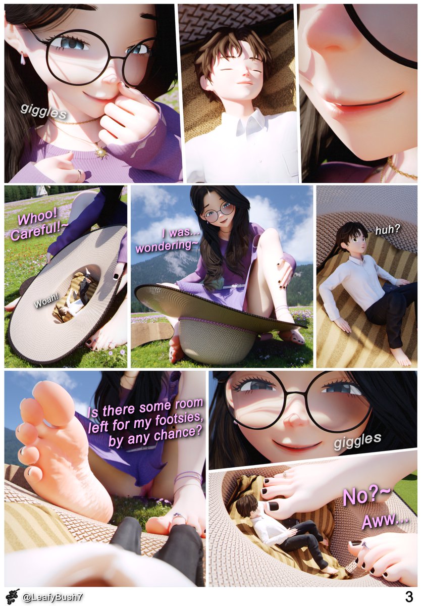 Spring Field [FULL COMIC] 
⏬(FOLLOW THREAD)⏬ 

Page 1-3

#sizetwitter #giantess #巨大娘