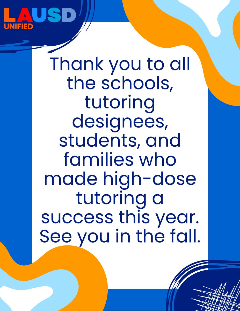 LAUSD_Achieve's tweet image. #tutoringworks #acceleratelearning #launified #beyondlimits