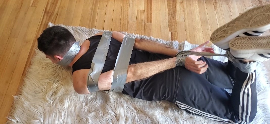 My friend told me he had a surprise but suddenly he started using the tape on me 🥵

New video coming this week!
justfor.fans/TapeMouthArg