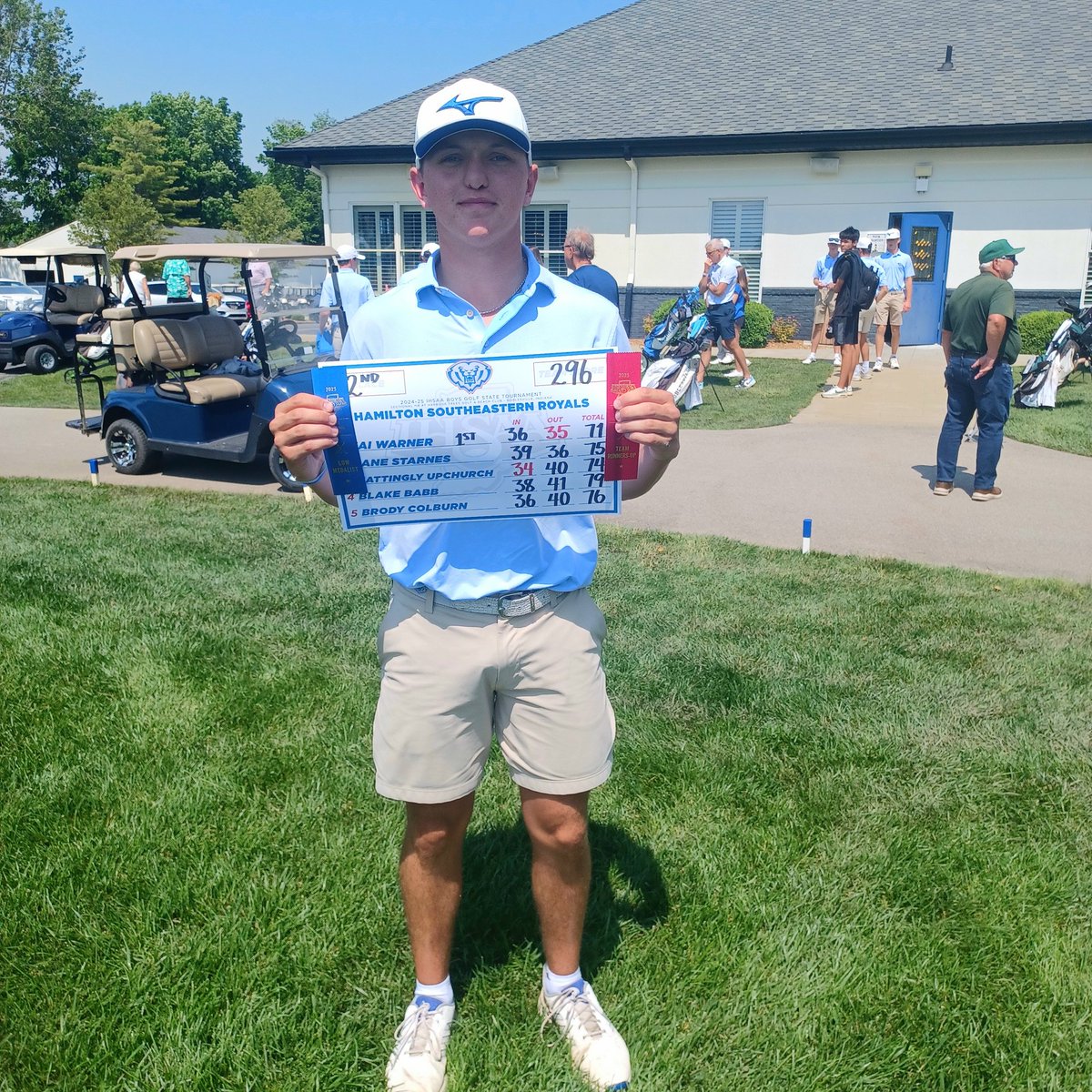 Richie Hall (@richie_hall) on Twitter photo Noblesville boys golf sectional: Millers and HSE both score 296, Noblesville wins on the fifth-man score. Pendleton Heights 3rd with 310. Royals' Kai Warner is the meet medalist with 71. <a href="/indianahsgolf/">Indiana HS Golf</a> Noblesville boys golf sectional: Millers and HSE both score 296, Noblesville wins on the fifth-man score. Pendleton Heights 3rd with 310. Royals' Kai Warner is the meet medalist with 71. <a href="/indianahsgolf/">Indiana HS Golf</a>