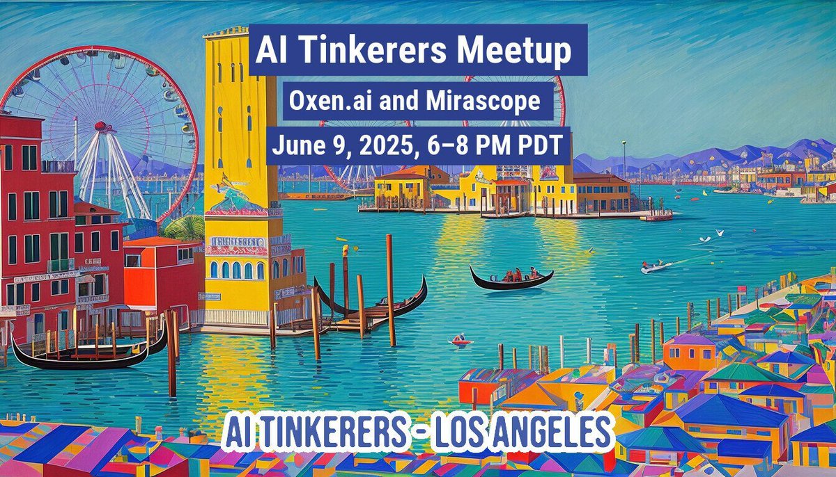 Sean McDonald (@seanmcdonaldxyz) on Twitter photo <a href="/AITinkerers/">AI Tinkerers</a> LA is tonight. Closest thing to Homebrew Computer Club you're going to find.
Details in comments. <a href="/AITinkerers/">AI Tinkerers</a> LA is tonight. Closest thing to Homebrew Computer Club you're going to find.
Details in comments.