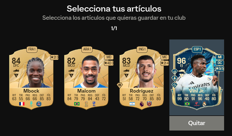 Me dan a Vinícius TOTS pero no me sale ni uno del Barça, EA Sports no quiere que vuelva.