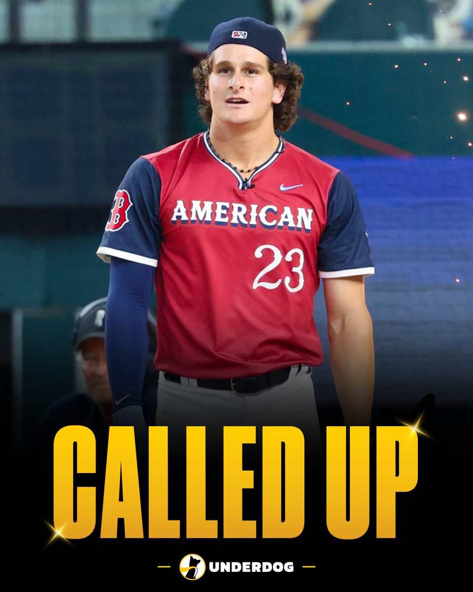 UnderdogMLB's tweet photo. Roman Anthony to be called up by the Red Sox, per @SmittyonMLB https://t.co/4qnaUoqdY7