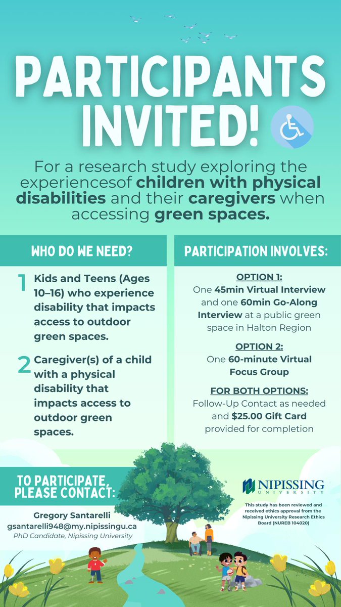 Check out this research opportunity from Nipissing University!