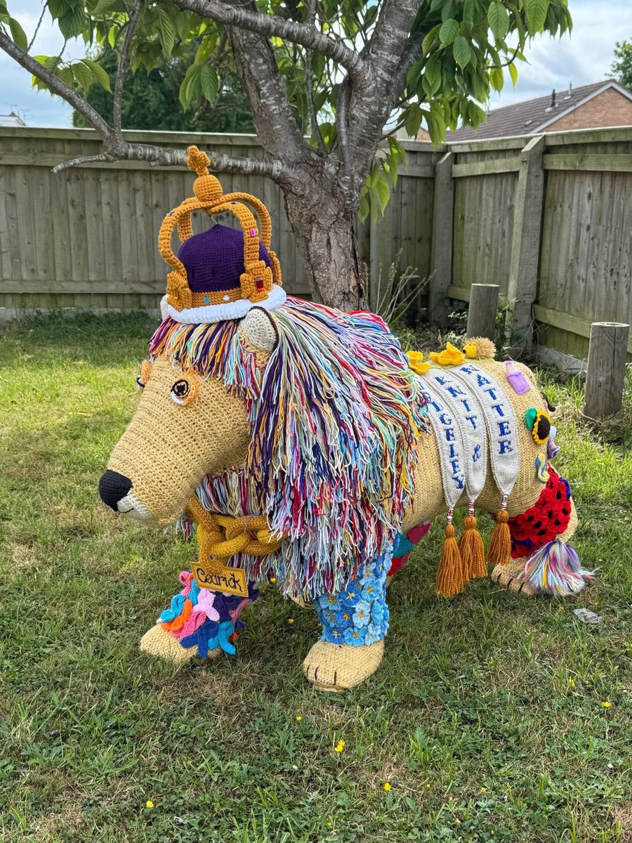 🧶🦁 Meet the incredible Cedrick! Created by the amazing Knit and Natter group in Quedgeley 🦁🧶

Tune into BBC Radio Gloucestershire tomorrow at 10:30am to hear more about the beautiful design and the inspirational people behind it 💙