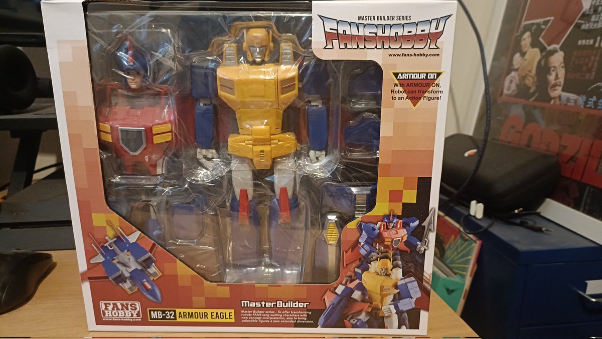 Leto_II_of_Dune's tweet image. This is the right type of chunky. Thanks @fans_hobby #Transformers #metalhawk #masterforce