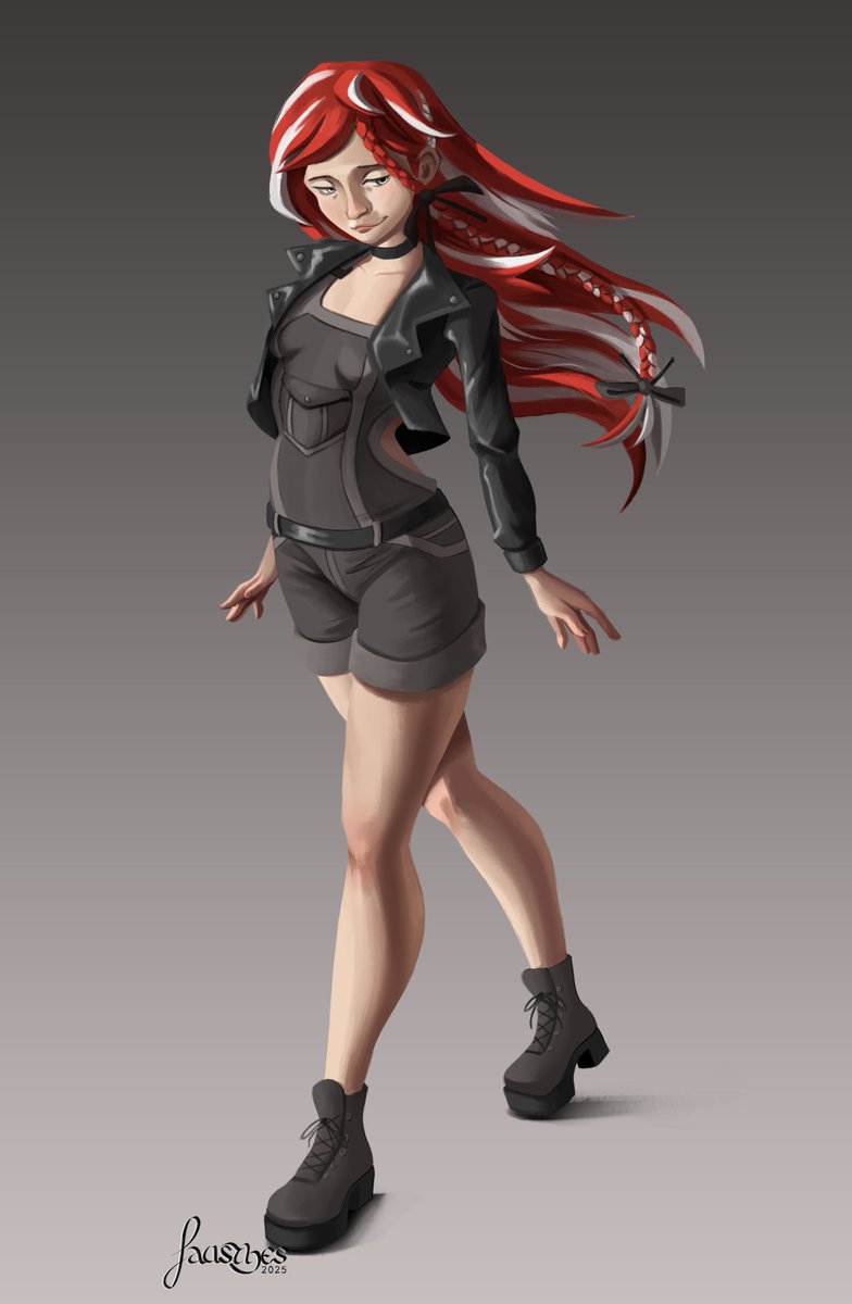 Redesign of my character Shane !!! 
I'm super happy with the result ! 
#oc #characterdesign #charadesign