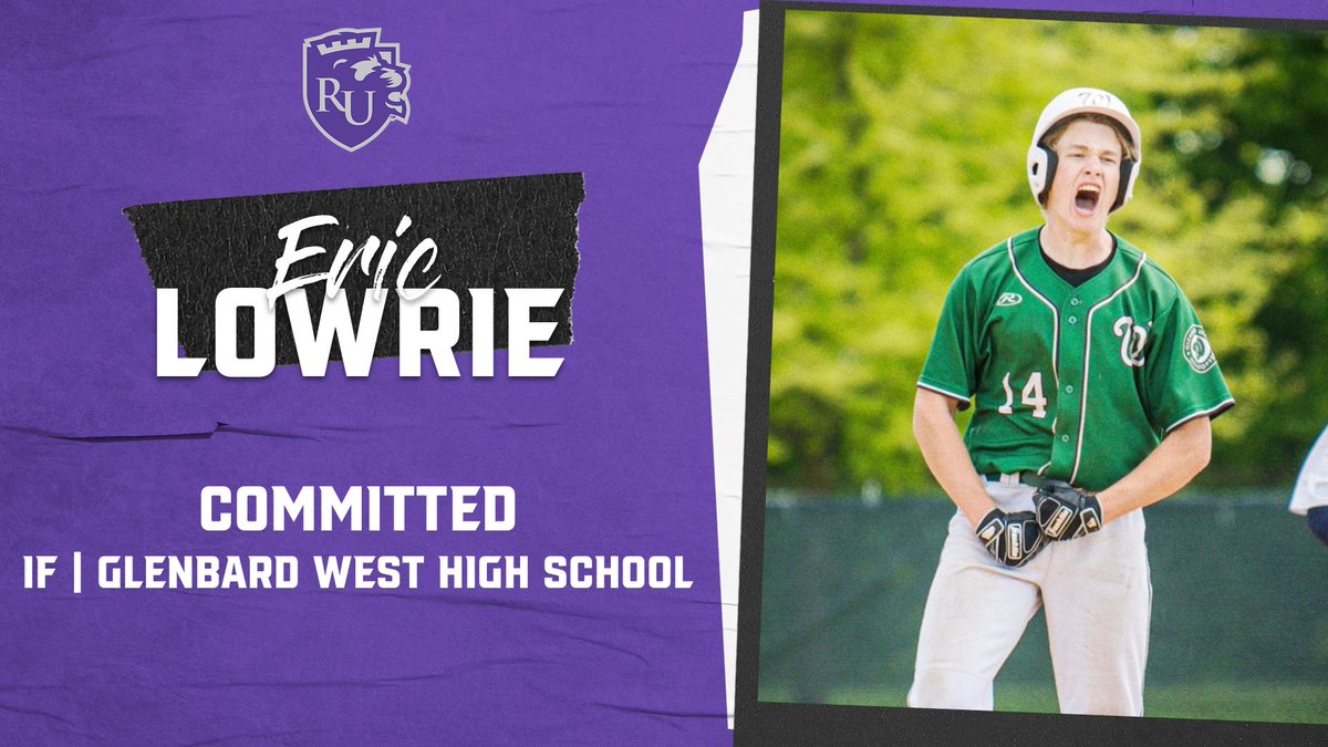 Congrats to Eric Lowrie on his commitment to Rockford University Baseball! Eric had a big senior season playing for the Glenbard West Hilltoppers!