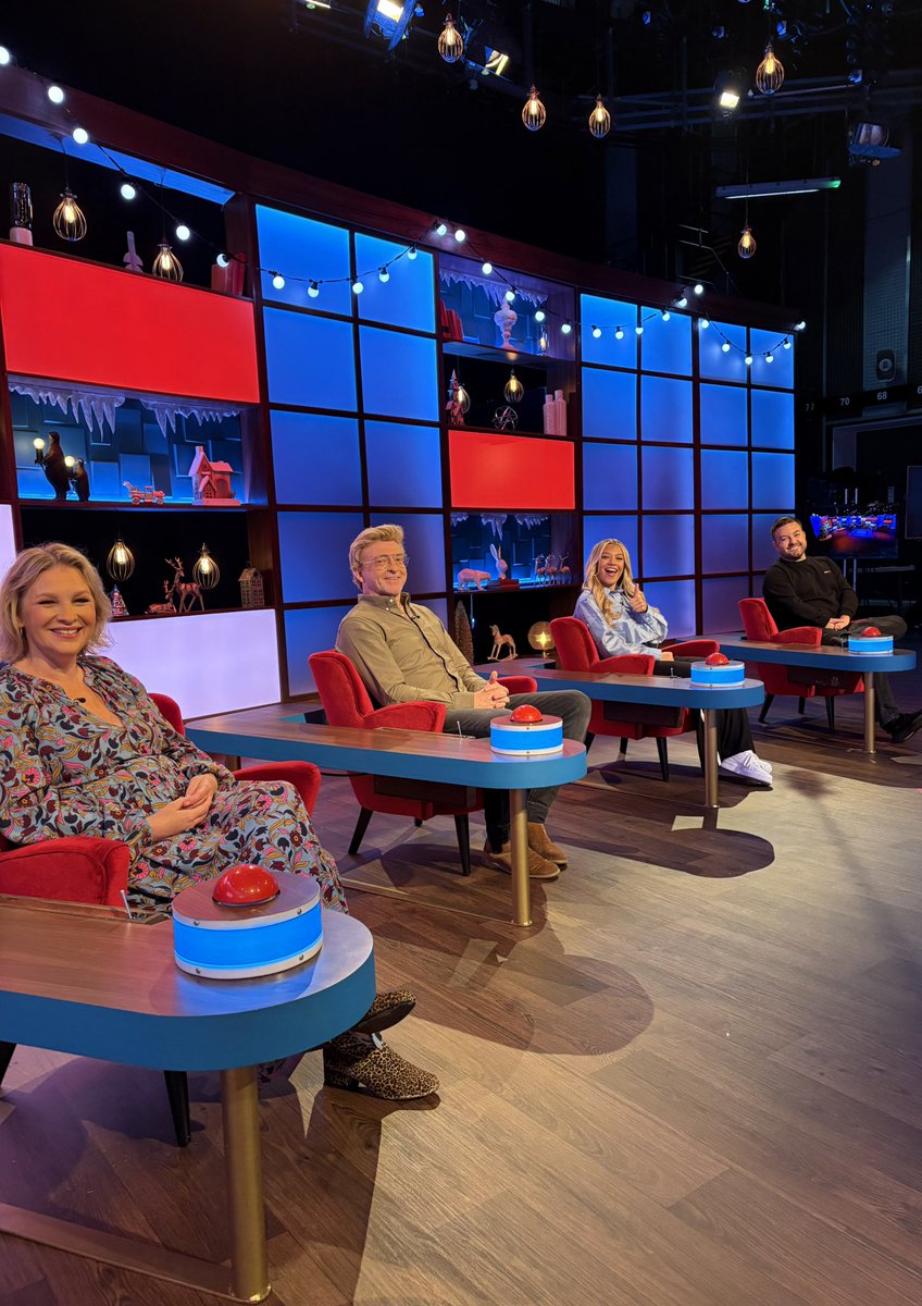 The magic of TV recording schedules. A very Merry Christmas today from all of us on 'House Of Games'!