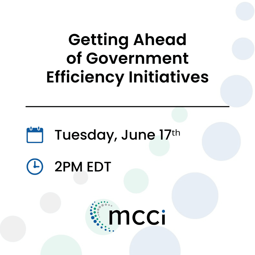mccinnovations (@mccinnovations) on Twitter photo Government efficiency initiatives are coming—is your agency ready? 🏛️
Join us June 17 at 2 PM ET to discover how leading agencies are leveraging automation to get ahead of efficiency requirements—not behind them.
Register Here ➡️ mcci.me/initiatives
#GovTech Government efficiency initiatives are coming—is your agency ready? 🏛️
Join us June 17 at 2 PM ET to discover how leading agencies are leveraging automation to get ahead of efficiency requirements—not behind them.
Register Here ➡️ mcci.me/initiatives
#GovTech