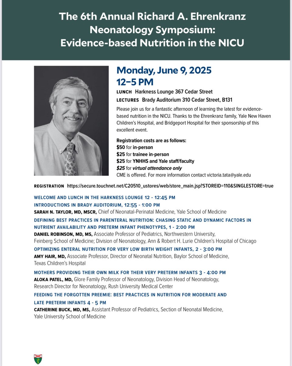 Amy Hair MD (@amyhairmd) on Twitter photo 6th annual Dr. Ehrenkranz Conference today led by Dr. Taylor <a href="/sarahntaylorneo/">Sarah Taylor</a> and Yale Neonatology!Amazing presentations about nutrition by <a href="/alokapatelmd/">Aloka Patel MD</a> <a href="/catybuck/">Catherine Buck</a> <a href="/dt_robinson_md/">Daniel Robinson</a> <a href="/AmyHairMD/">Amy Hair MD</a> #neonatalnutrition #neotwitter 6th annual Dr. Ehrenkranz Conference today led by Dr. Taylor <a href="/sarahntaylorneo/">Sarah Taylor</a> and Yale Neonatology!Amazing presentations about nutrition by <a href="/alokapatelmd/">Aloka Patel MD</a> <a href="/catybuck/">Catherine Buck</a> <a href="/dt_robinson_md/">Daniel Robinson</a> <a href="/AmyHairMD/">Amy Hair MD</a> #neonatalnutrition #neotwitter