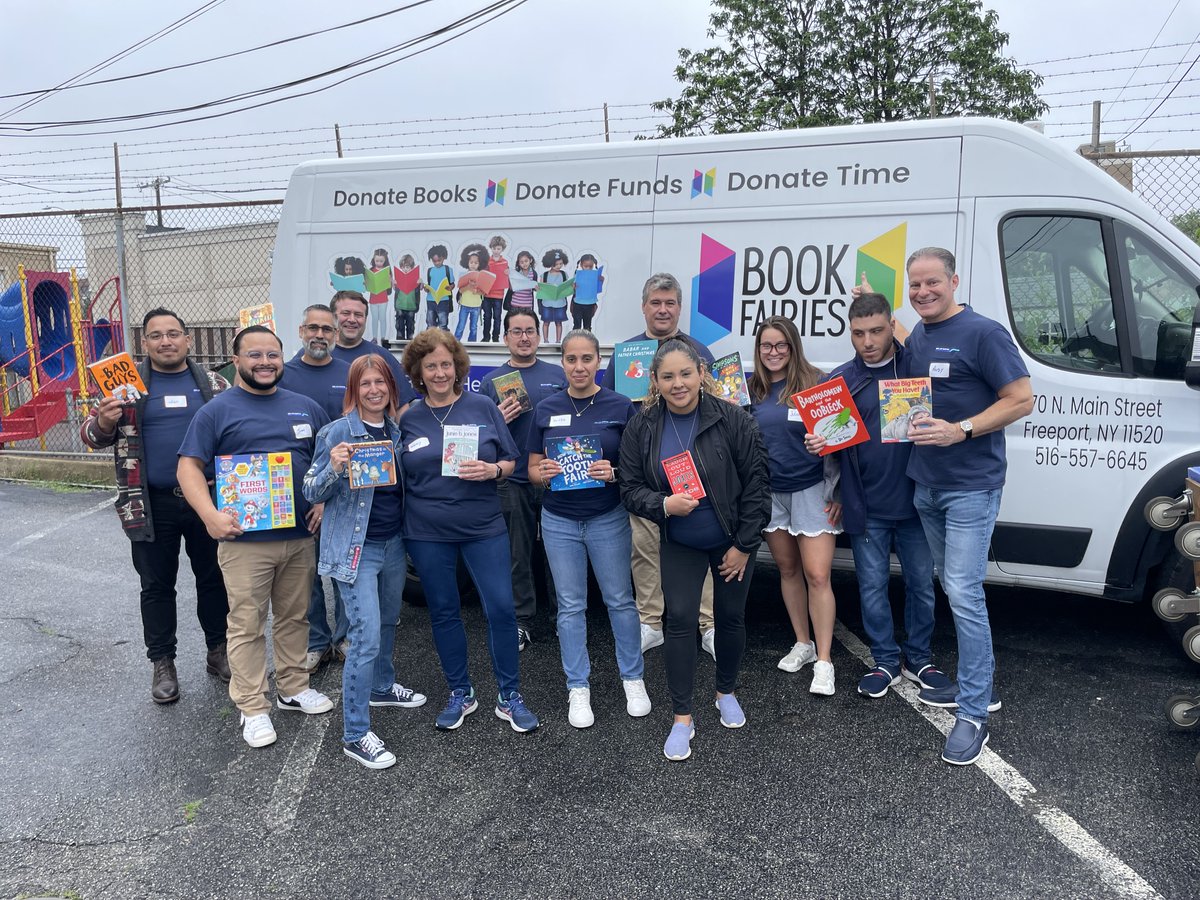 The Muller Martini North America team volunteered with The Book Fairies 📚—a nonprofit providing books to people in need across Long Island &amp; NYC. Proud to give back, support literacy, and make a difference together! 💙 Learn more: thebookfairies.org