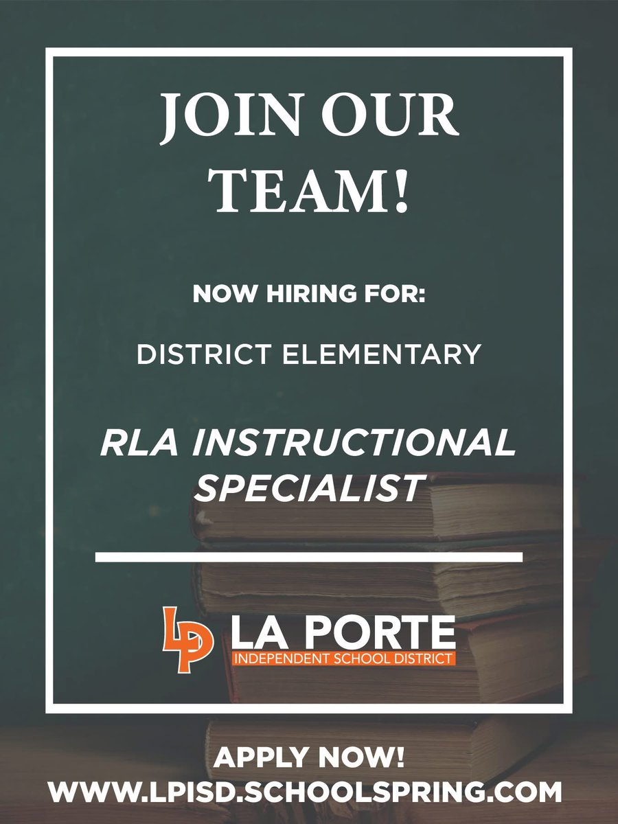 HalbardierELALP's tweet image. Come join the literacy movement in La Porte ISD! Exciting things are happening here. 🧡 #lplegacy
