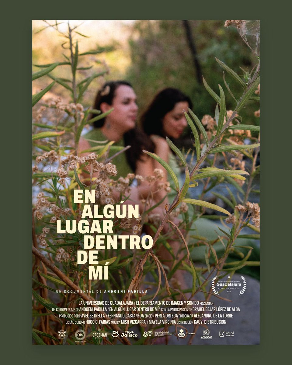 GabrielGtzG (@gabrielgtzg) on Twitter photo "En algún lugar dentro de mi" cortometraje documental de Andoeni Padilla (<a href="/CUAAD_UdeG/">CUAAD_UdeG</a>) se estrenó en el <a href="/FICGoficial/">FICG Oficial</a> <a href="/PremioMaguey/">Premio Maguey</a>
Historia íntima sobre el amor que trasciende identidades, la amistad que permanece y los reencuentros que marcan.
#Trans 🏳️⚧️#Cine #Jalisco #México "En algún lugar dentro de mi" cortometraje documental de Andoeni Padilla (<a href="/CUAAD_UdeG/">CUAAD_UdeG</a>) se estrenó en el <a href="/FICGoficial/">FICG Oficial</a> <a href="/PremioMaguey/">Premio Maguey</a>
Historia íntima sobre el amor que trasciende identidades, la amistad que permanece y los reencuentros que marcan.
#Trans 🏳️⚧️#Cine #Jalisco #México