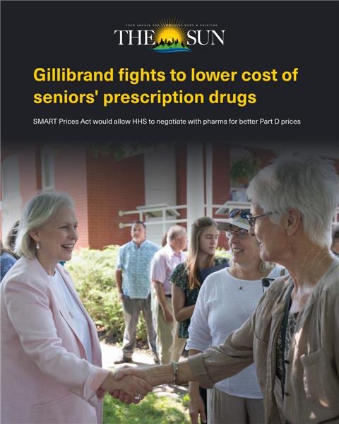 Even with Medicare, the cost of prescription drugs can be astronomical, forcing many seniors to skip doses or cut pills in half to save money. It's unacceptable.

That’s why I support the SMART Prices Act, which would reduce the cost of prescription drugs for older Americans.