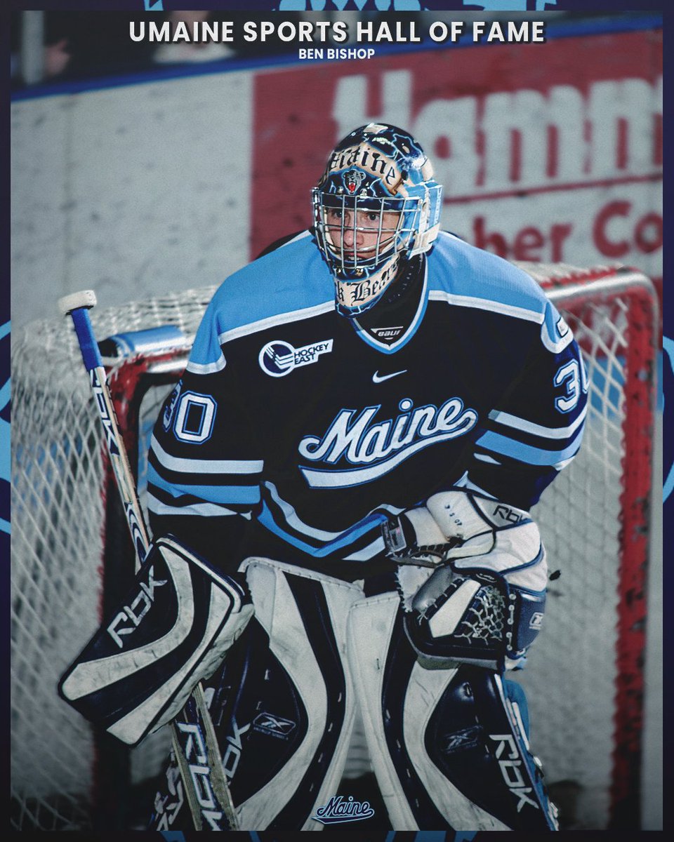 Ben Bishop is headed to the UMaine Sports Hall of Fame 👏

📝: tinyurl.com/2bxjjtyx

#BlackBearNation