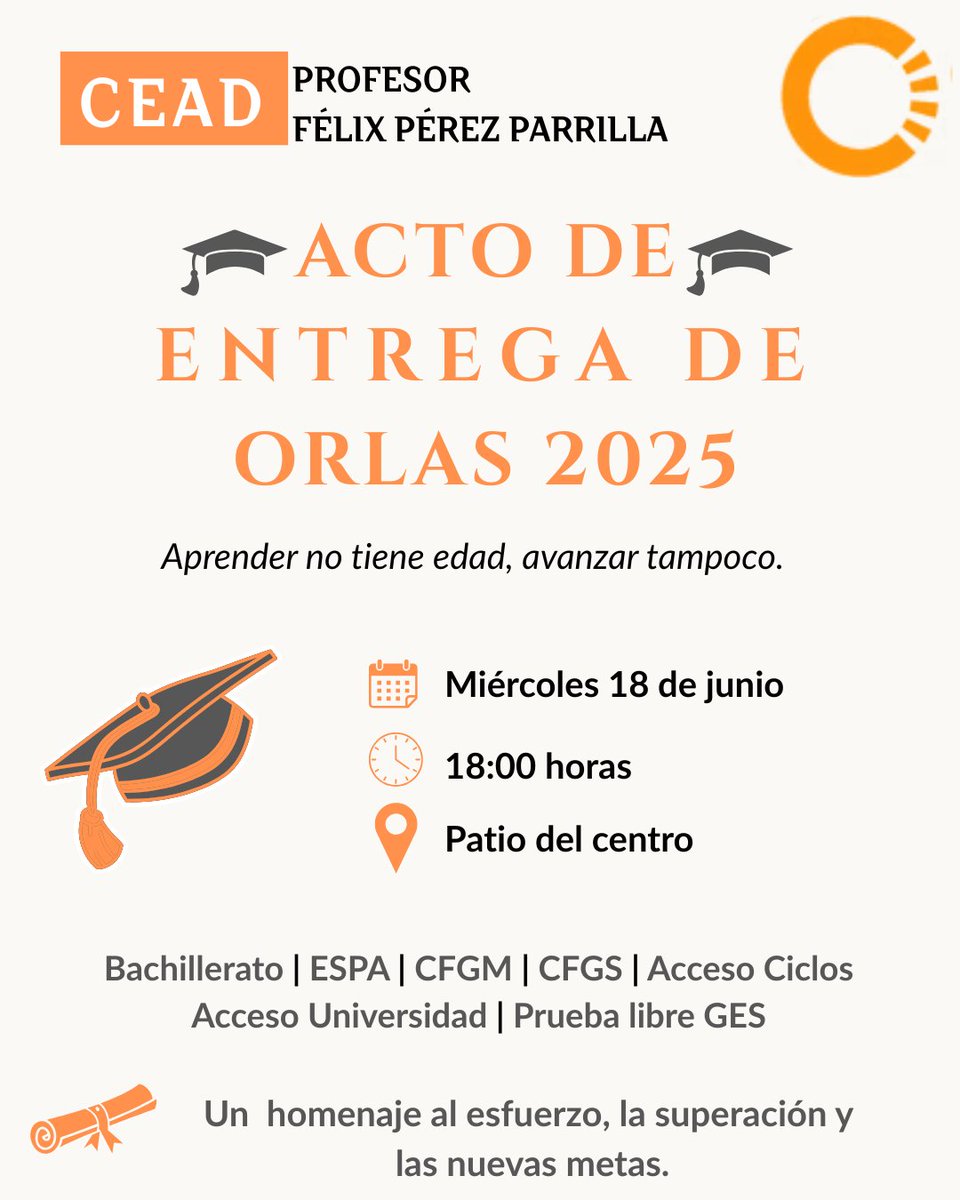 CEADLasPalmas's tweet photo. 👩‍🎓Un homenaje al esfuerzo, la superación y las nuevas metas🧑‍🎓. https://t.co/UiylEVP8TW