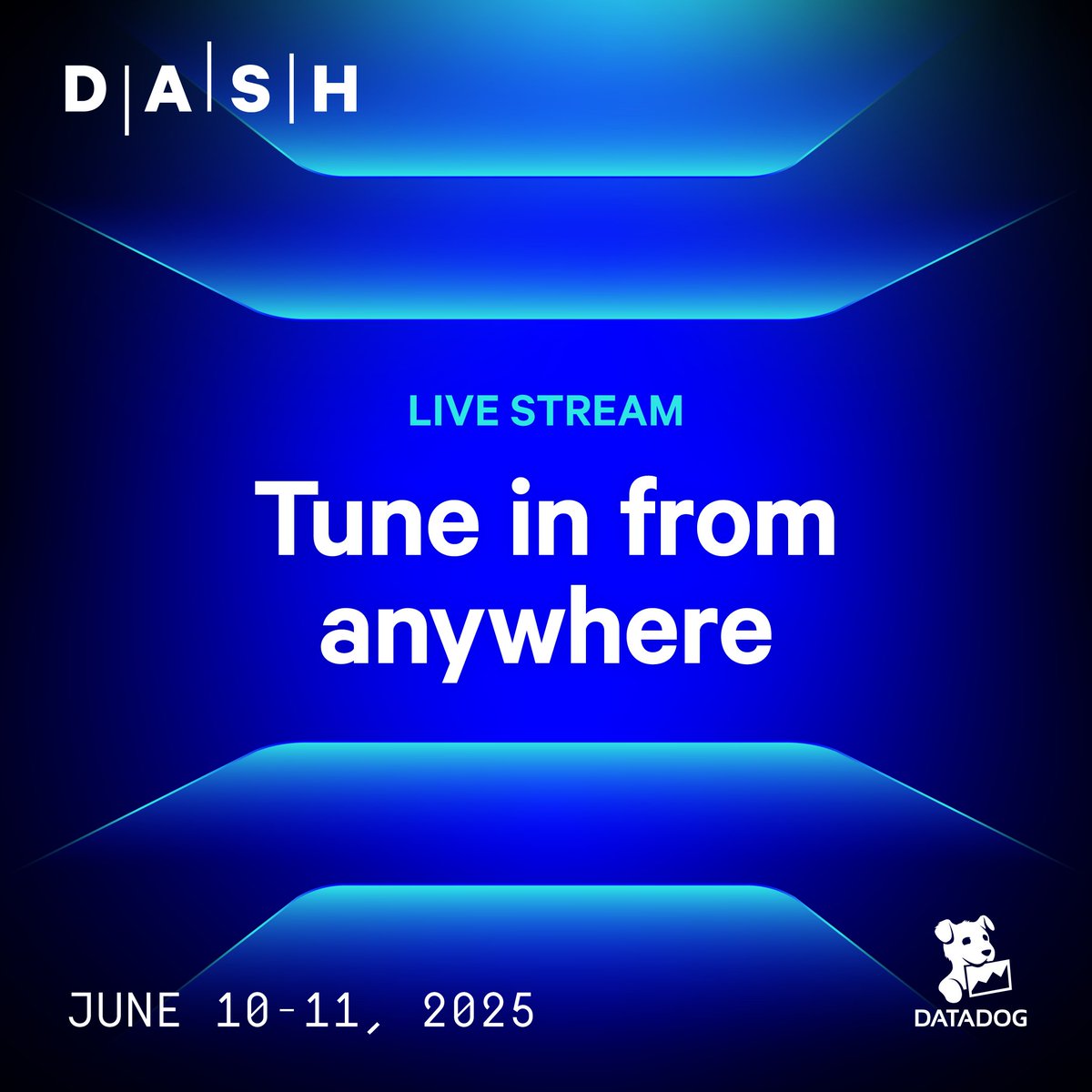 #DASH2025 is tomorrow! Not joining us in person? Sign up to get access to the keynote and breakout sessions live stream happening on June 10-11. Don't miss out: dtdg.co/dashbydatadog2…