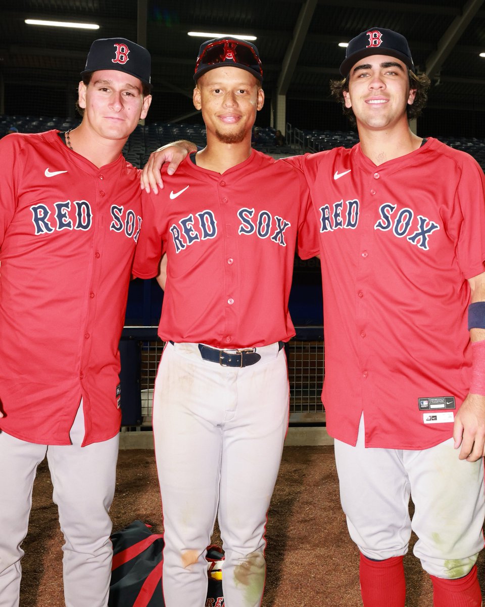 Roman Anthony, Kristian Campbell, Marcelo Mayer

The Big Three is back together in Boston 💪