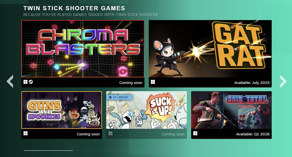suckitupgame's tweet image. The Suck It Up! Demo is available at #SteamNextFest !
We’ve made some changes since its initial release, so go check it out!
store.steampowered.com/app/3622390/Su…