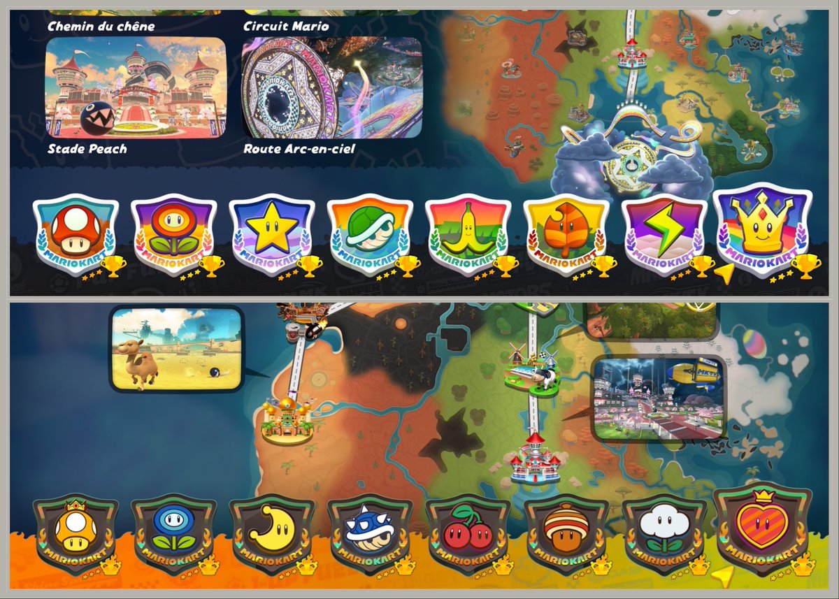 KarmaRotto's tweet image. Grand prix ★ ★ ★ + Survie ★ ★ ★  ✅#MarioKartWorld