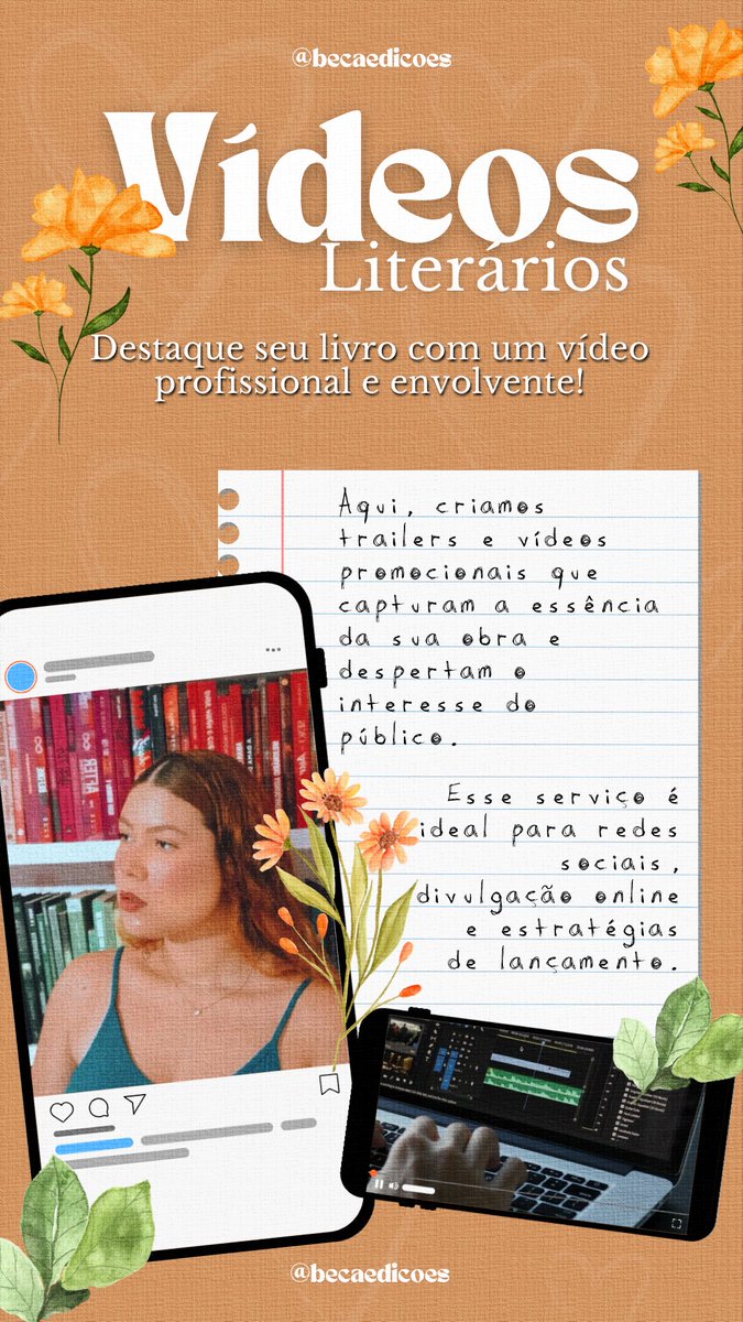 Bests, minha amiga está voltando com os serviços de vídeos literários para fazer uma graninha extra agora que passou na facul
Quem tiver interesse, só chamar ela nesse link:
instagram.com/becaedicoes?ig…

E quem puder ajudar dando um RT pra chegar em mais pessoas🥹