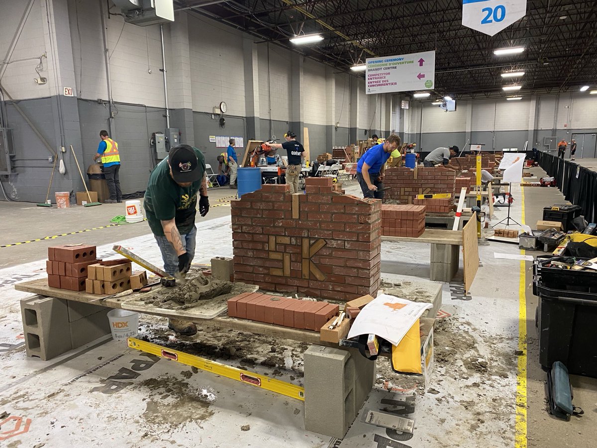 BRSport1000's tweet image. Masonry Monday 
Skills Canada Regina 2025 #skillscanada #bricklayers