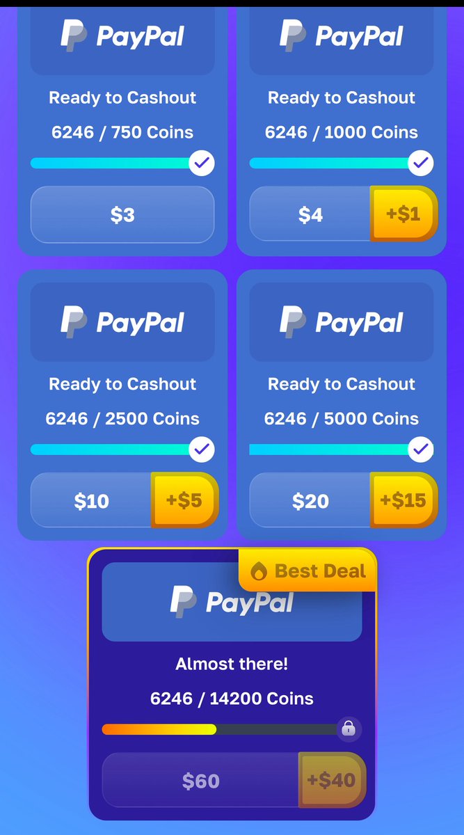 ijulianrod7's tweet image. Instant $$$
$15 Referrals 💰

🤑Big Cash 🤑
🥳Instant  $15 Referrals 
📌If the link doesn’t work copy &amp;amp; paste it in the browser. 💰 
🔹Sign up &amp;amp; verify email 
🔷 3X Cash bonus for doing offers / tasks  
🔹$15 for every referral must cash out at $3. If you cash out at $1 the…