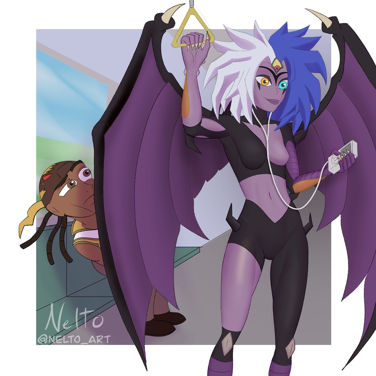 Nelto_art's tweet image. Yubel in transit 😈 🦇
#Yubel #YuGiOhGX #DigitalArt #Procreate #AnimeArt #DarkArt #CreepyCute #VillainArt #YGOCommunity #FanArtChallenge #OCG #DuelMonsters #PinupArt #GothicAnime #HorrorArt #DigitalPainting #AnimeVibes #ShadowRealmEnergy