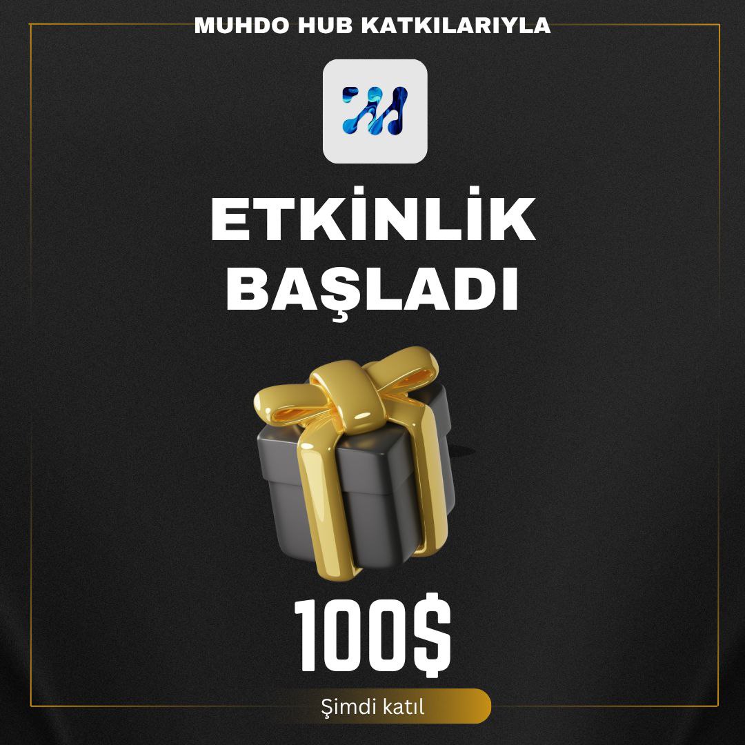 🎁 <a href="/Muhdohealth/">Muhdo</a> ile 100$ ödüllü Hediye Etkinliği 🎉💰

💰4 kişiye 25$ Toplamda 100$

Katılmak çok kolay! İşte yapmanız gerekenler:

1️⃣ RT &amp; Like &amp; Takip et <a href="/Muhdohealth/">Muhdo</a>
2️⃣ Telegram Grubuna katıl ve Grupta Türkçe bir mesaj yaz :
t.me/+wL64oW9LG0FjY…

Kazananlar 72 saat içinde