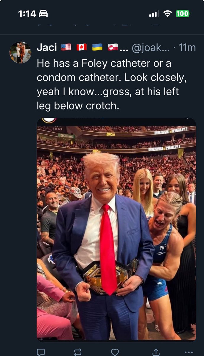 mel_med_larson's tweet photo. dude 😬
catheter much?
.
🦋🩵
#baffoon
@realDonaldTrump #Trump @DonaldJTrumpJr @POTUS #referendum2025 https://t.co/o342Hgncyl