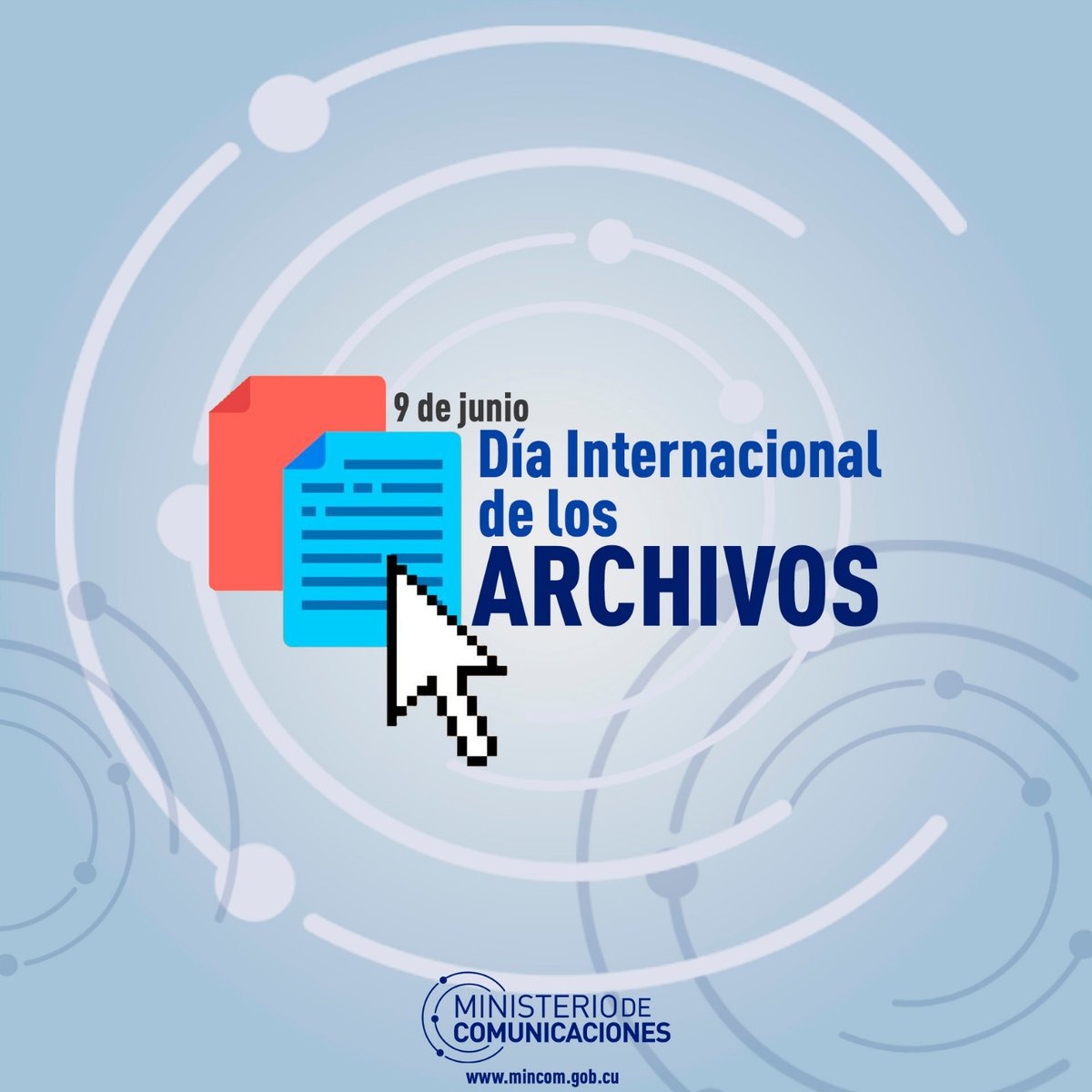 ¡Muchas felicidades a los archiveros de #Cuba y del mundo en el Día Internacional de los Archivos, por ser guardianes de la historia y la cultura de sus naciones! 
#CubaPorLaTransformaciónDigital 🇨🇺