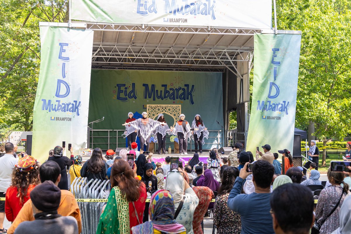Dennis Keenan (@keenan4brampton) on Twitter photo This Saturday, Gage Park came alive with celebration during the <a href="/CityBrampton/">City of Brampton</a>’s Eid al-Adha event, filled with vibrant performances and family-friendly fun.
Thank you to everyone who joined us and a special thanks to @Sheridan_College for helping bring this celebration to life. This Saturday, Gage Park came alive with celebration during the <a href="/CityBrampton/">City of Brampton</a>’s Eid al-Adha event, filled with vibrant performances and family-friendly fun.
Thank you to everyone who joined us and a special thanks to @Sheridan_College for helping bring this celebration to life.