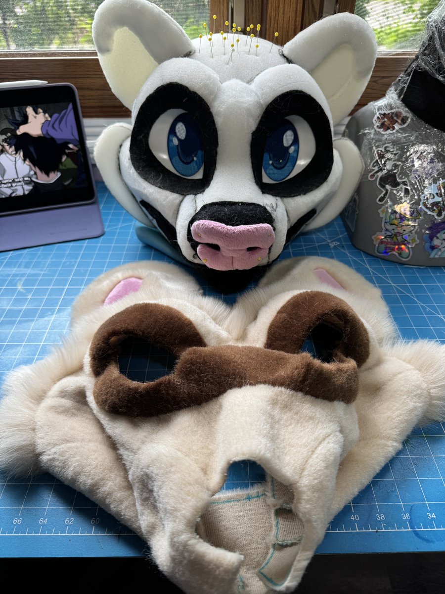 starbrightsuits's tweet image. Cursed wip of the ferret that we’ll be finishing up this week 😮‍💨